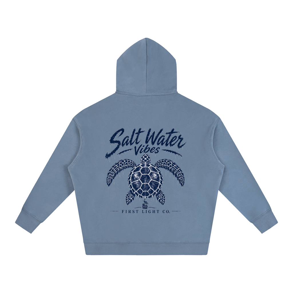 Salt Water Vibes Oversize Fleeced Hoodie